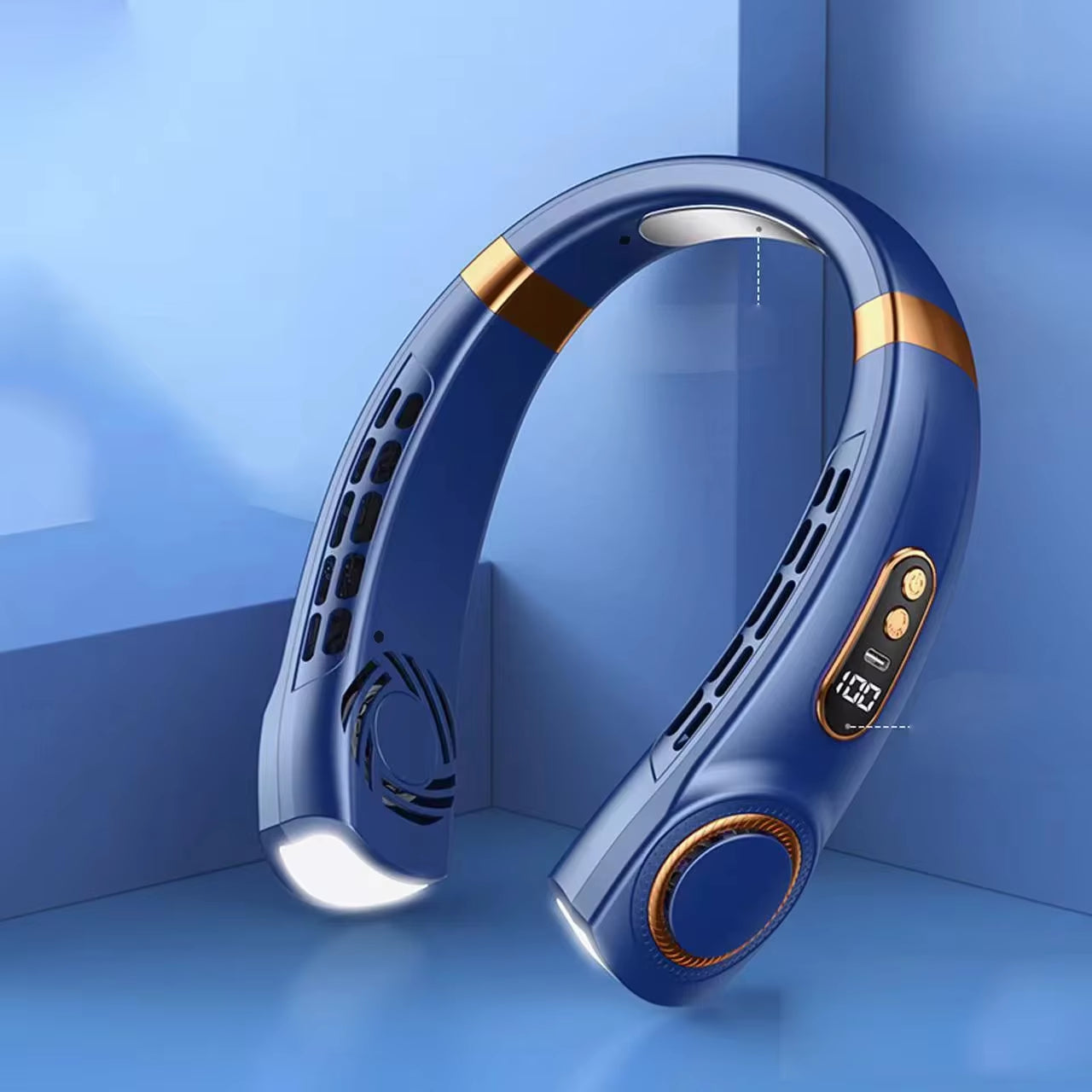 BreezeLoop Wearable Cooling Neck Fan