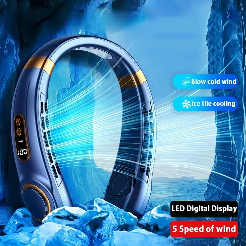 BreezeLoop Wearable Cooling Neck Fan