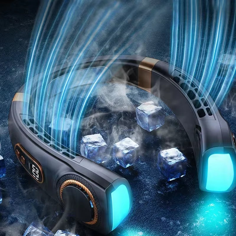 BreezeLoop Wearable Cooling Neck Fan
