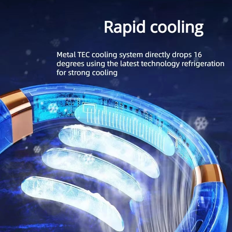 BreezeLoop Wearable Cooling Neck Fan