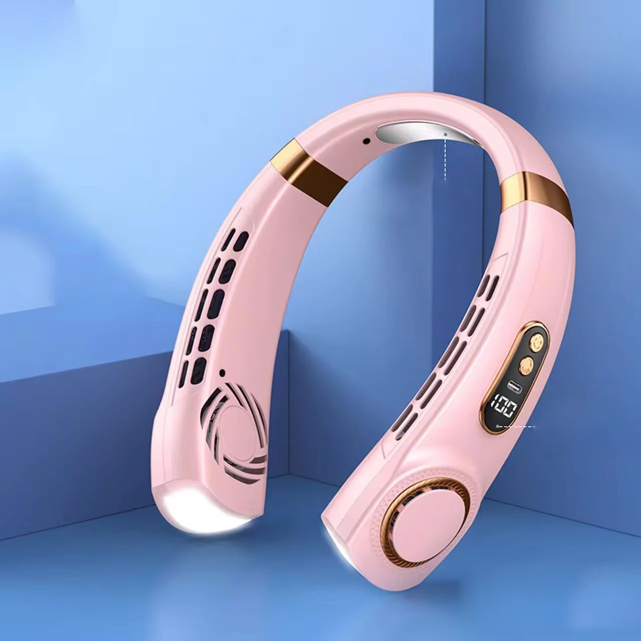 BreezeLoop Wearable Cooling Neck Fan