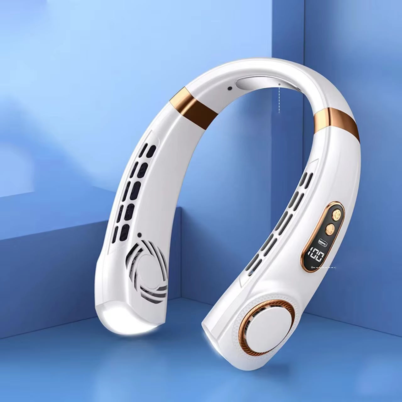 BreezeLoop Wearable Cooling Neck Fan